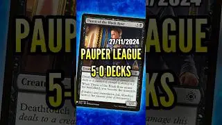 UNDEFEATED MTG Pauper League Decklists (2024-11-27) #davidroyale #pauper #paupermtg