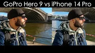 GoPro Hero 9 против iPhone 14 Pro