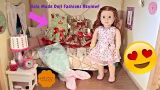 American Girl Etsy Shop Review: Halo Made Doll Fashions