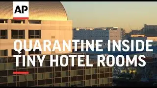 Virus quarantine inside Tokyo's tiny hotel rooms