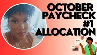 BUDGET WITH ME | OCTOBER PAYCHECK #1 ALLOCATION | ZERO BASED DIGITAL SINGLE BUDGETER