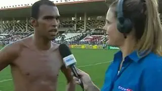 Rea&ccedil;&atilde;o de Richarlyson vendo o gol de Fred que deu o t&iacute;tulo Brasileiro ao Fluminense
