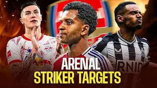 Arsenal's Striker Shortlist Revealed Who Will Lead the Line in 2025  Kickoff Transfer Exclusive