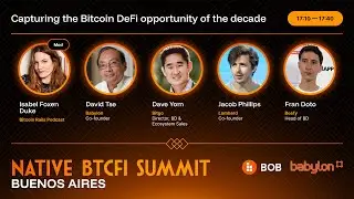 Panel 3: Capturing the Bitcoin DeFi opportunity of the decade