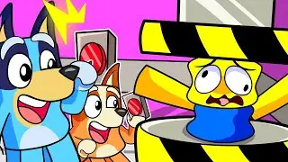 BLUEY AND BINGO CRUSH NOOBS in ROBLOX! 😨