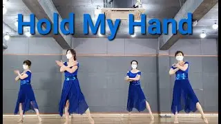 Hold My Hand line dance (Intermediate) Demo
