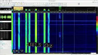 4361.5 Khz  -Some kind of Türkiye military action.