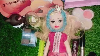 Satisfying Asmr makeup 💄 with beautiful little doll#viral#tdoll#makeup#asmr