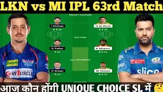 LKN vs MI Dream11 Team Prediction | LKN vs MI 2023 | LSG vs MI Dream11 Team | LKN vs MI Playing 11.