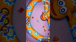🐍 WORMSZONE.IO | GIANT SLITHER SNAKE TOP 01/ Epic Worms Zone Best Gameplay | #viralshorts#vira