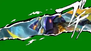MOBILE LEGENDS green screen | persona 5 | SABER - SKIN CODENAME STORM
