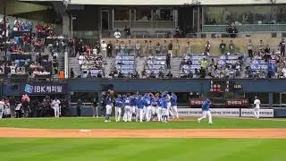 삼성라이온즈 9년만의 한국시리즈 진출의 순간 직캠 + 만원관중 엘도라도