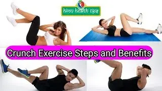 crunch exercise for belly fat in hindi | Crunch Exercise Steps and Benefits