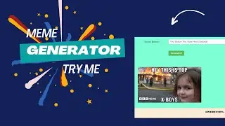 How to make Meme Generator using JavaScript.