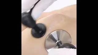 Portable vacuum EMS Shockwave diathermy RF machine for body pain relief