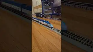 #HOScale #Amtrak NextGen #Acela in action. #trains #modeltrains #railfan #travel #transportation
