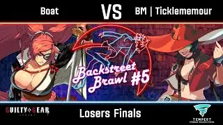 Boat (Baiken) vs BM | Ticklememour (I-No) - Strive Losers Finals - Backstreet Brawl #5
