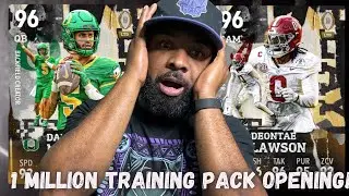 EA COOKED! 1 MILLION TRAINING FOR THE *NEW* INSANE COLLEGE FOOTBALL PLAYOFF DROP!