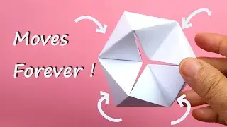 Make an Amazing Moving Paper Flexagon Toy in Minutes | Fun Origami Craft