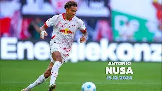 Antonio Nusa N.7 - RB Leipzig vs Eintracht Frankfurt - Bundesliga 15/12/2024