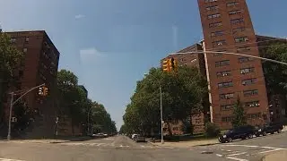 Streets of East New York, Brooklyn - Drive through Pennsylvania Ave, New Lots, Linden, Flatlands