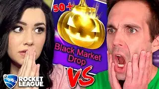 THE *LUCKIEST* CRATE BATTLE EVER! *CLUTCH* (Rocket League Crate Opening War w/ ValarRL)