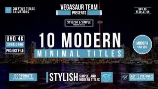 Titles Vol.1 | VEGAS Pro Template