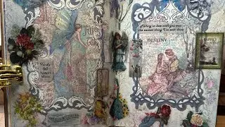 Once Upon a Journal📝🌹💕#asmrsounds #scrapbooking #journaling #junkjournal #journal #memorybook
