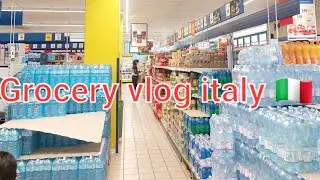 today's vlog grocery vlog my weekly grocery super market Eurospin filottrano