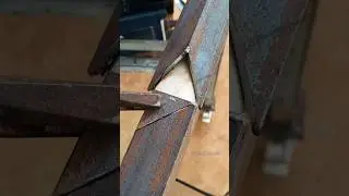 Tips for strong connections of thin L-shaped angle iron #welding #fabrication #metalworking