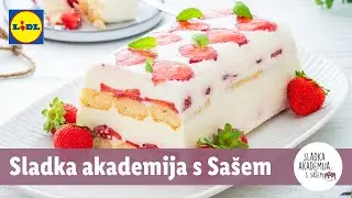 Sladka akademija s Sašem: Jogurtove rezine z jagodami
