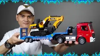 Unboxing Truk Trailer Remot Kontrol Skala 1:24