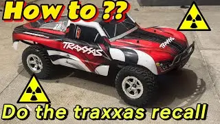 How to do the traxxas slipper clutch recall : step by step
