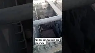 Under constructed big manhole#Oil & gas plant civil work