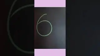 Dog drawing with number 6 #shortvideo #art #shorts #ytshorts #creativeartflick