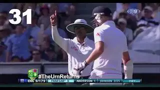 Mitchell Johnson's Fantastic Bowling - Best of Ashes Cricket All 37 wickets