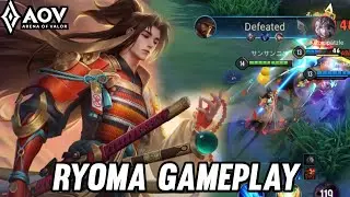 AOV : RYOMA GAMEPLAY | VS FLORENTINO - ARENA OF VALOR LIÊNQUÂNMOBILE ROV