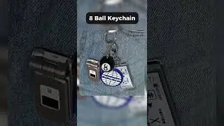 Cool Streetwear Accessories | 8 Ball Keychain