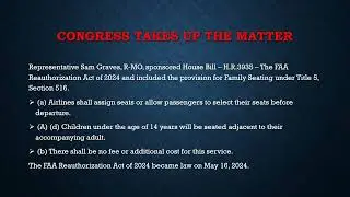 Prohibition On Family Seating Junk Fees Becomes Law