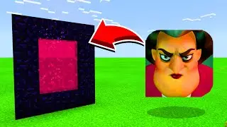 How To Make A Portal To SCARY TEACHER 3D in Minecaft Pocket Edition/MCPE