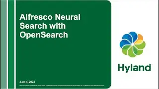 Alfresco Neural Search with OpenSearch