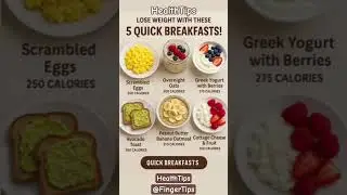 Lose Weight  Fast With These 5 Quick & Healthy Ideas | #healthylifestyle #healthyeating #health