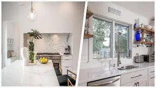 75 Yellow Floor Kitchen With White Cabinets Design Ideas You'll Love 🟡