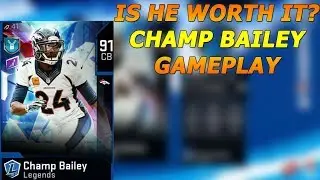 MADDEN 20 ULTIMATE TEAM CHAMP BAILEY GAMEPLAY