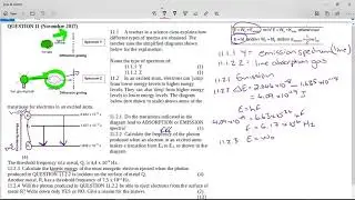 PS12 November 2017 Photoelectric effect