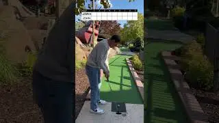 Mini golf matchup for THE AGES #golf