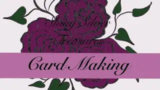 Long Slim Card Using A Floral Stamp From Craftyalicreates