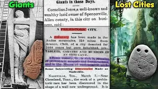 Amazing Old Newspaper Reports of America LOST CITIES.. GIANTS AND MORE EP7