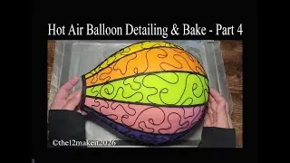 Hot Air Balloon Stain Glass Effect Clay Light Decor Part 4 Detailing & Baking- Polymer Stained Glass