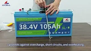 38.4V 105Ah LiFePO4 Golf Cart Battery |All In One Shopping | DIY EZGO/Club Car/YAMAHA/ICON| US Stock